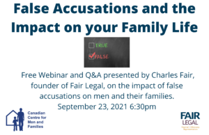 False Accusations and the Impact on your Family Life