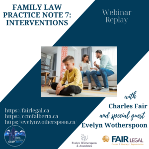 WATCH Family Law Practice Note 7: Interventions